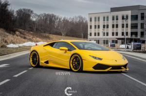 Lamborghini Huracan LP610-4 on Strasse Wheels (SV1 Deep Concave FS) 2018 года